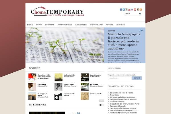 chometemporary.it site used Newchome