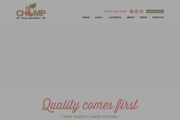 chompeatery.com site used Chomp