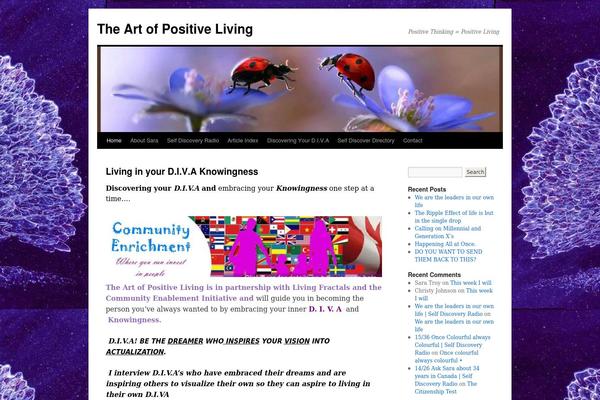 Twenty Ten theme site design template sample