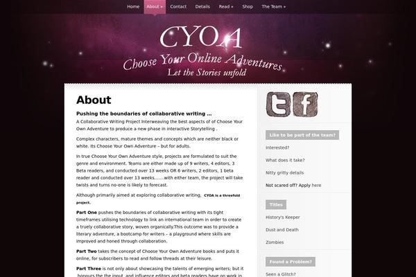 Glow theme site design template sample