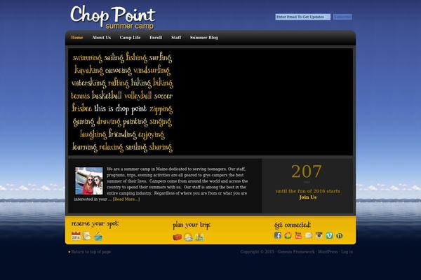 Amped Child theme site design template sample