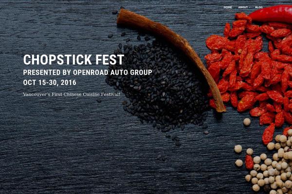 chopstickfest.com site used Eventiz
