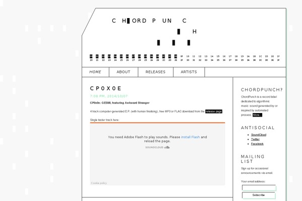 chordpunch.com site used Chordpunch