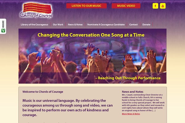 chordsofcourage.org site used Strategic-child