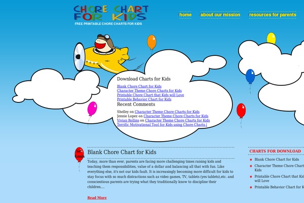 chorechartforkids.com site used Chorechart