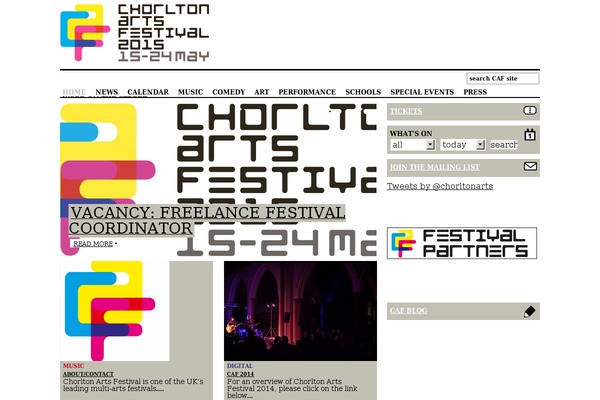 chorltonartsfestival.com site used Caf