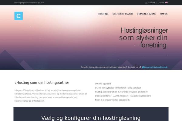 chosting.dk site used Proudwing