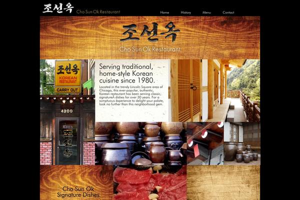 chosunokrestaurant.com site used Chosunok