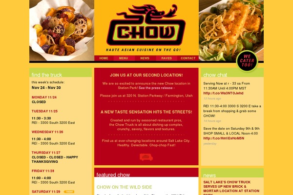 chowtruck.com site used Chowtruck
