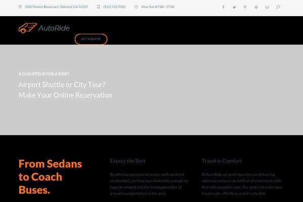 Site using Chauffeur-booking-system plugin