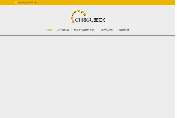 chrigubeck.ch site used Bakery