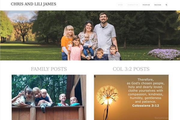 WordPress website example screenshot