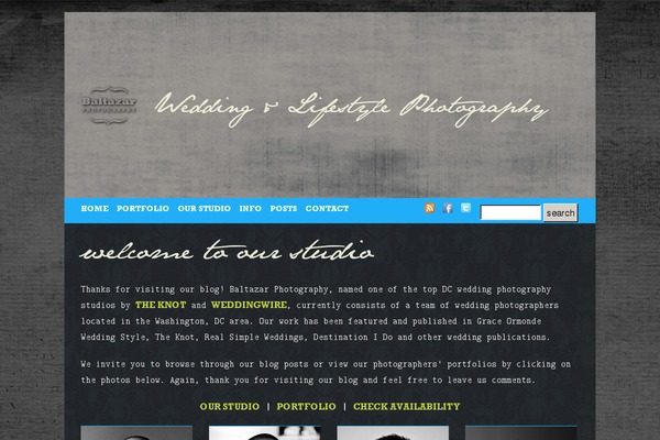 Prophoto4 theme site design template sample