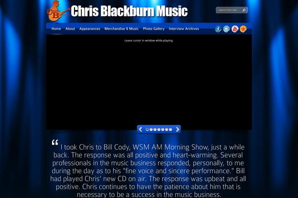 chrisblackburnmusic.com site used Myband