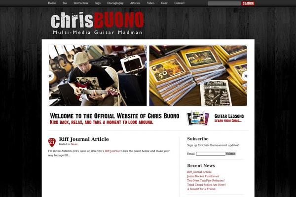 chrisbuono.com site used Pacifica