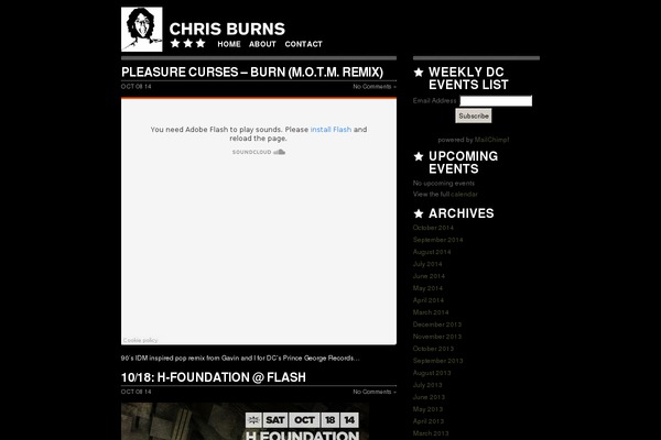 chrisburnsdc.com site used Chrisburns