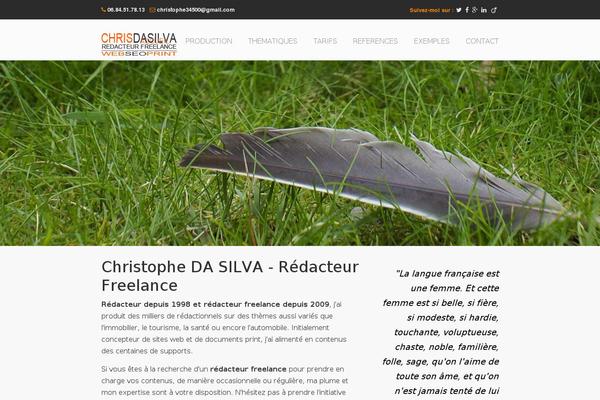 chrisdasilva.fr site used U-design-2-6-0
