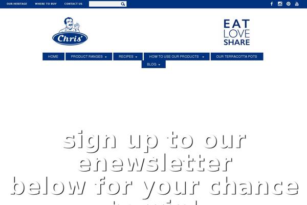 chrisdips.com.au site used Chrisdips