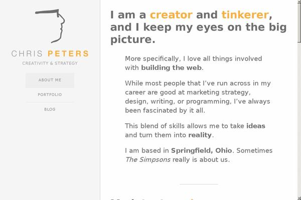 WordPress website example screenshot