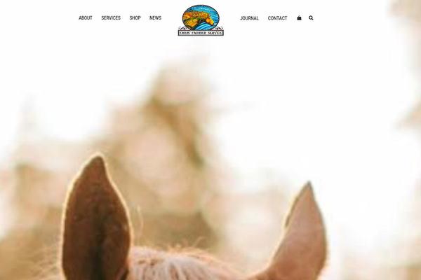 Equine theme site design template sample