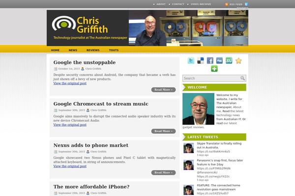 chrisgriffith.com site used Igadgets