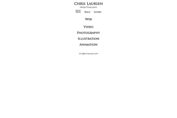 chrislaursen.com site used Clsmooth