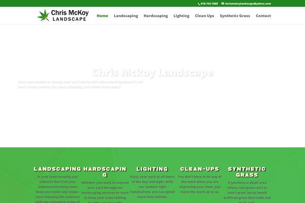 Divi theme site design template sample