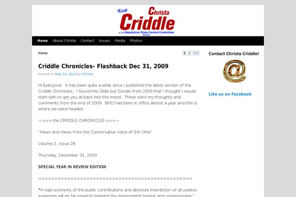 christacriddle.com site used Weaver II