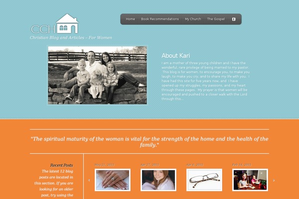 christcenteredhome.org site used Feather