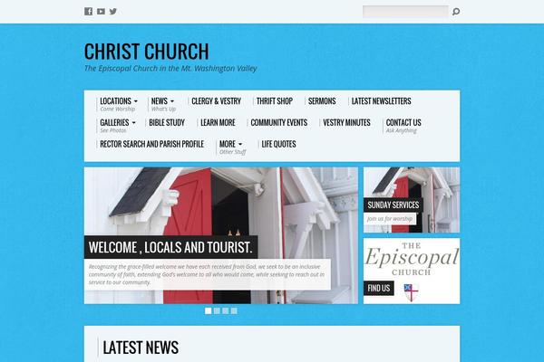 Resurrect theme site design template sample