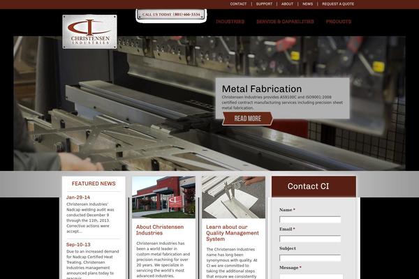 christensenindustries.com site used Christensen