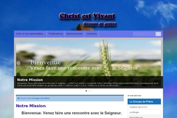christestvivant.fr site used Divi-community