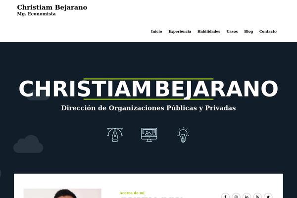 christiambejarano.com site used Resume