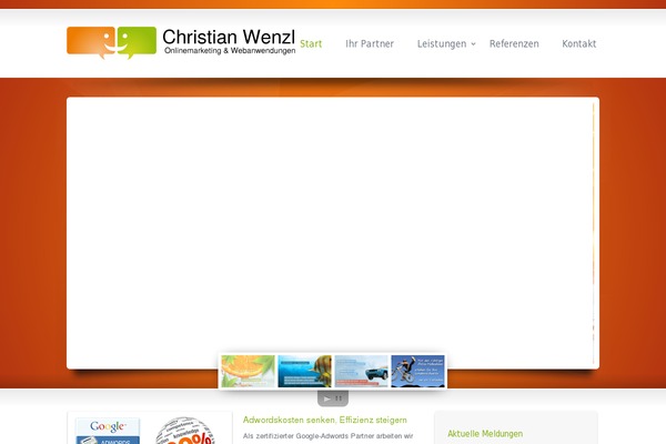 WordPress website example screenshot