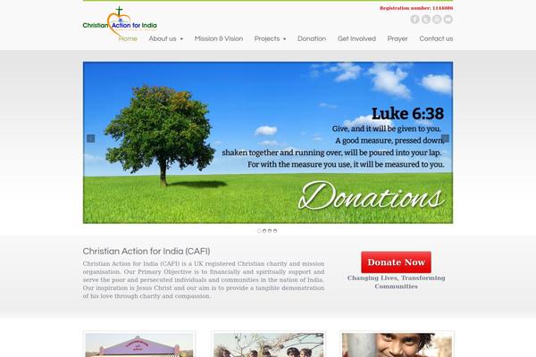 christianactionforindia.com site used Christianactionforindia