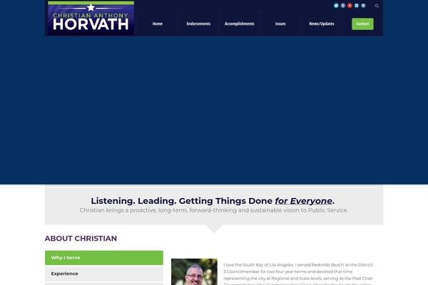 christiananthonyhorvath.com site used Election