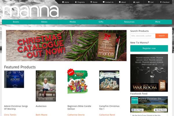 christianbookstore.co.nz site used Manna