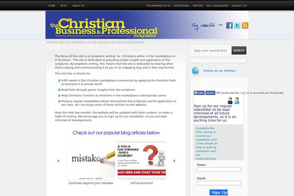 christianbusinessmagazine.com site used AllTuts