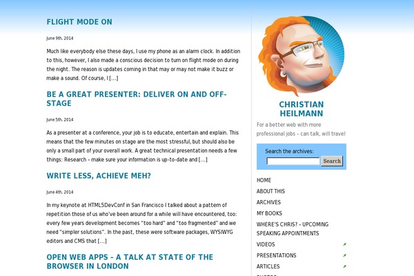 WordPress website example screenshot