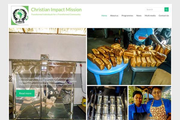 christianimpactmission.org site used Spacious