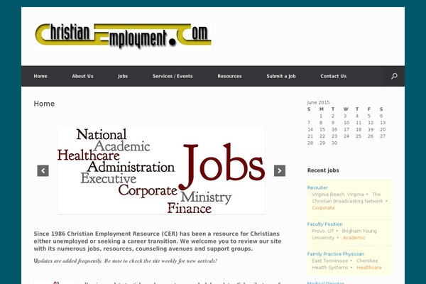 WordPress website example screenshot