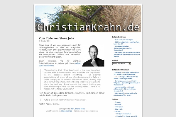 christiankrahn.de site used Christiankrahn.de