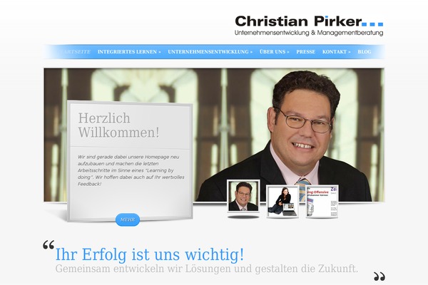 christianpirker.com site used Divi-chield