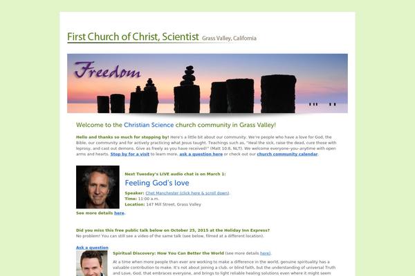 christiansciencegrassvalley.org site used Carta