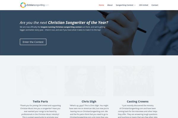 Divi theme site design template sample