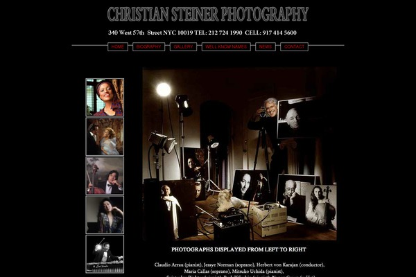 christiansteinerphotography.com site used Christiantheme