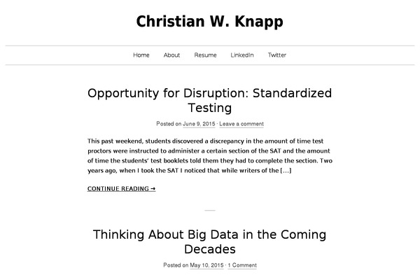 christianwknapp.com site used MN Flow