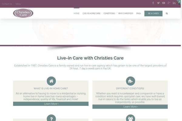christiescare.com site used Spacefive-child