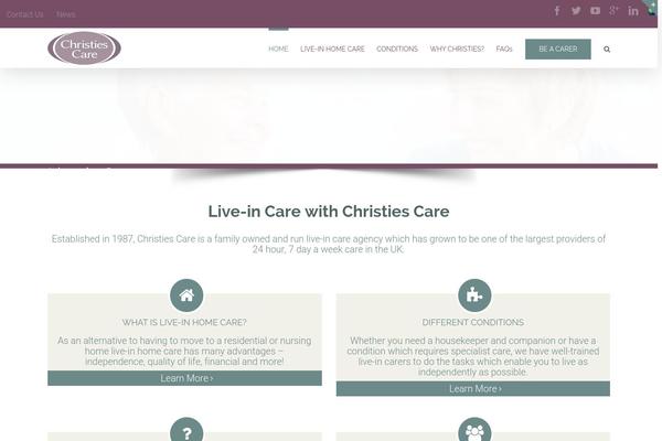 christiescare.com site used Spacefive