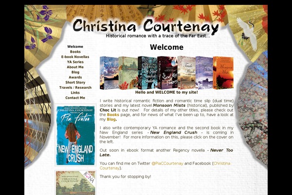 christinacourtenay.com site used Christina